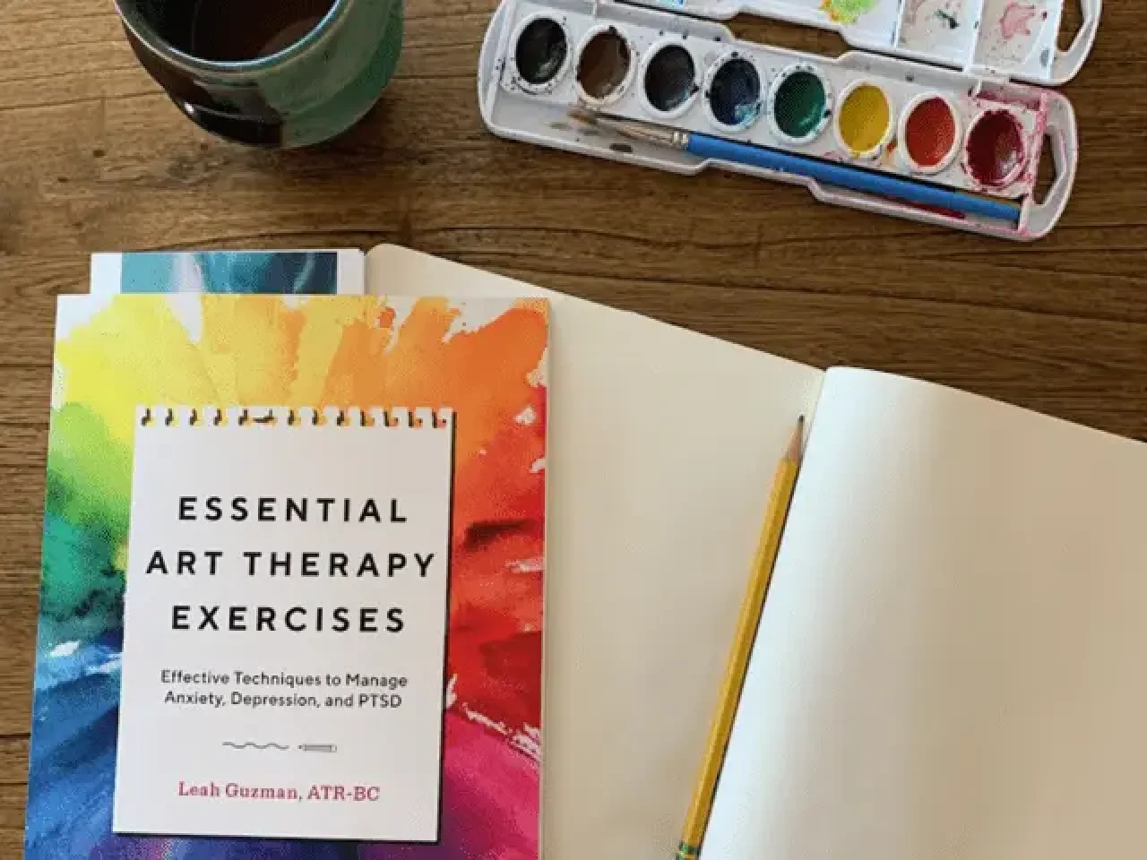 Essential Art Therapy Exercises: Effective Techniques to Manage Anxiety, Depression, and Ptsd.